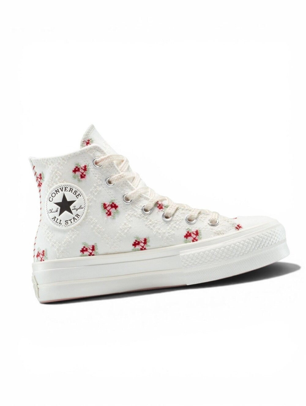CONVERSE Chuck Taylor ALL-STARS LIFT Women's Sneaker - Rose Cross Stitch